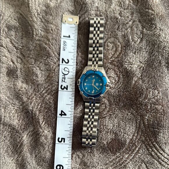 Clove Silver Blue Stainless Steel Watch - Picture 3 of 5